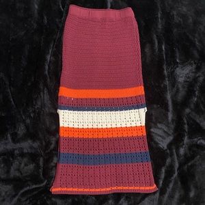 Free people knit skirt